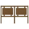 Stylish Honey Brown Bed Headboard - Solid Pine Wood