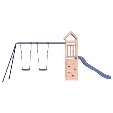 Outdoor Playset Solid Wood Douglas - Fun & Durable