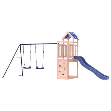 Outdoor Playset Solid Wood Douglas - Fun & Durable