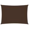 Sunshade Sail Oxford Fabric Rectangular 5x7 m Brown Colour brown Size 5 x 7 m Quantity in Package 1 