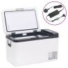 Cool Box with Handle and Adapter Black and White 18 L PP & PE Capacity 18 l Model with adapter 