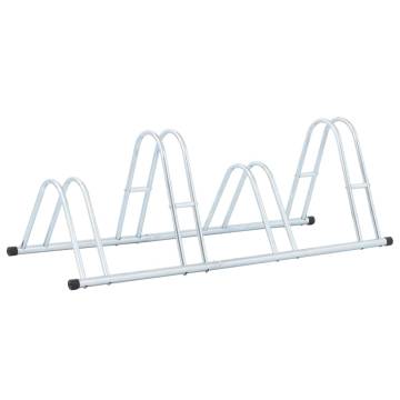 Galvanised Steel Bicycle Stand for 4 Bikes - Space Saving