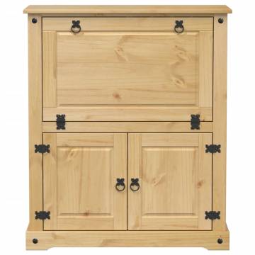 Elegant Wine Cabinet Corona - Solid Pine Wood, 97x45x114cm