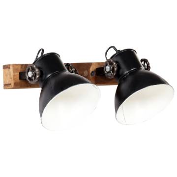 Industrial Wall Lamp Black 45x25 cm E27 | Hipomarket