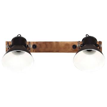 Industrial Wall Lamp Black 45x25 cm E27 | Hipomarket