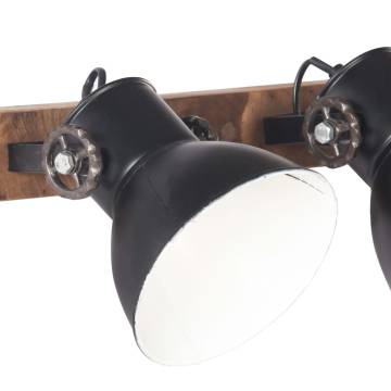 Industrial Wall Lamp Black 45x25 cm E27 | Hipomarket