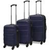 Three Piece Hardcase Trolley Set Blue - Durable & Lightweight