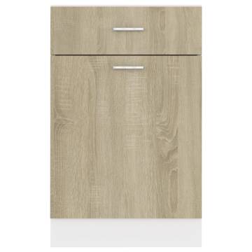 Drawer Bottom Cabinet Sonoma Oak - Organize Your Kitchen Space