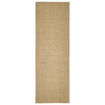 Durable Sisal Rug for Scratching Post - 100x300 cm