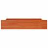 Bed Drawers 4 pcs Wax Brown Solid Wood Pine - HipoMarket