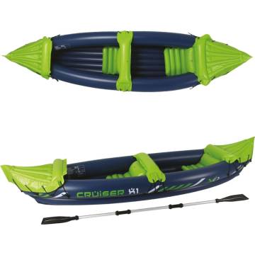 XQ Max Kayak Cruiser X1 - Inflatable Blue & Green Kayak