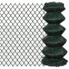 Chain Link Fence Steel 0,8x15 m Green Colour green Quantity in Package 1 Length 15 m Height 0.8 m 