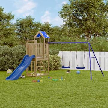 Outdoor Playset Impregnated Wood Pine - Fun for Kids!