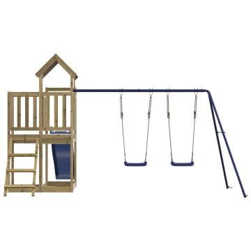 Outdoor Playset Impregnated Wood Pine - Fun for Kids!