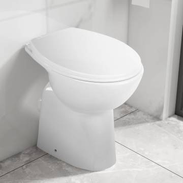 High Rimless Toilet Soft Close - Elevated Comfort & Hygiene