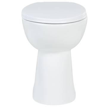 High Rimless Toilet Soft Close - Elevated Comfort & Hygiene