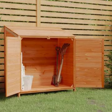 Garden Shed Brown 102x52 cm - Solid Wood Fir | HipoMarket