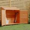 Garden Shed Brown 102x52x112 cm Solid Wood Fir Colour brown Size 102 x 52 x 112 cm Quantity in Package 1 