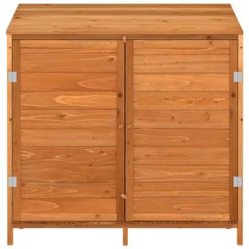 Garden Shed Brown 102x52 cm - Solid Wood Fir | HipoMarket