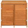 Garden Shed Brown 102x52 cm - Solid Wood Fir | HipoMarket