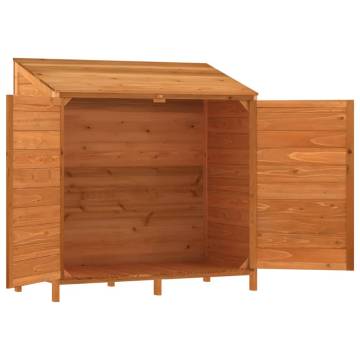 Garden Shed Brown 102x52 cm - Solid Wood Fir | HipoMarket