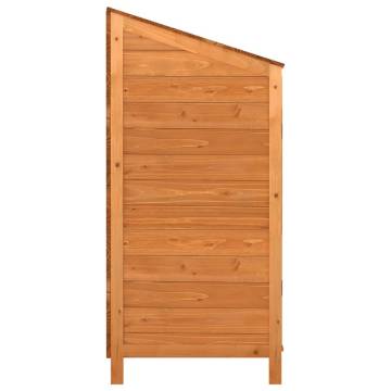 Garden Shed Brown 102x52 cm - Solid Wood Fir | HipoMarket