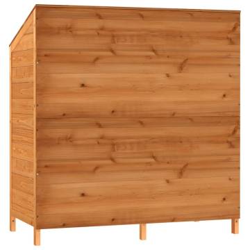 Garden Shed Brown 102x52 cm - Solid Wood Fir | HipoMarket