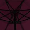 Outdoor Parasol with Aluminium Pole 500 cm - Bordeaux Red