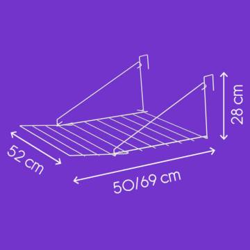 Tomado Hanging Drying Rack Breda 7m - Durable & Compact