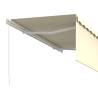 Manual Retractable Awning 3.5x2.5m Cream | Hipo Market