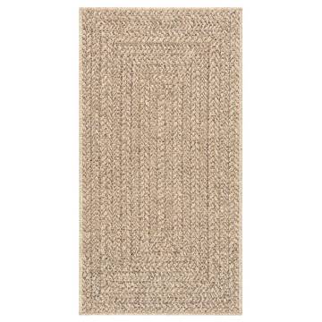 Rug ZIZUR 60x110 cm - Jute Look for Indoor & Outdoor Use