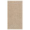 Rug ZIZUR 60x110 cm - Jute Look for Indoor & Outdoor Use