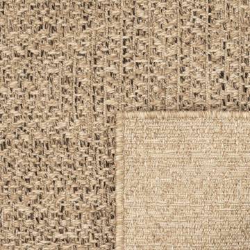 Rug ZIZUR 60x110 cm - Jute Look for Indoor & Outdoor Use