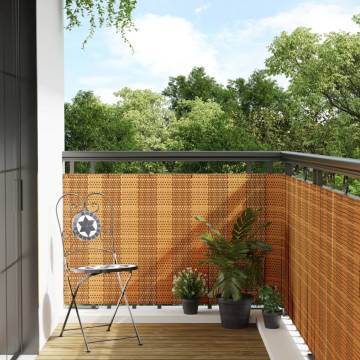 Light Brown Balcony Screen 500x100 cm - Privacy & Noise Protection