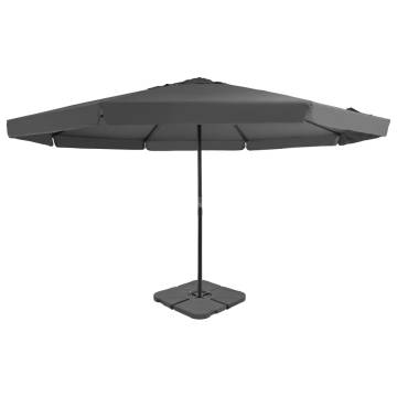 Outdoor Umbrella with Portable Base Anthracite - Hipomarket