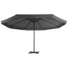 Outdoor Umbrella with Portable Base Anthracite - Hipomarket