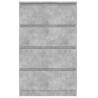 Stylish Concrete Grey Sideboard - 60x35x98.5 cm | HipoMarket