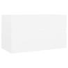 Stylish White Sink Cabinet with Built-in Basin - HipoMarket