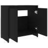 Stylish Black Bathroom Cabinet - 60x33x61 cm | HipoMarket