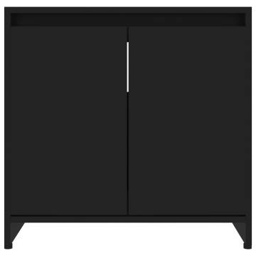 Stylish Black Bathroom Cabinet - 60x33x61 cm | HipoMarket