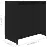 Stylish Black Bathroom Cabinet - 60x33x61 cm | HipoMarket