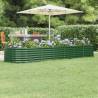 Garden Raised Bed Powder-coated Steel 296x80x36 cm Green Colour green Size 296 x 80 x 36 cm Quantity in Package 1 