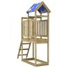 Play Tower with Ladder - Durable Pinewood | HipoMarket