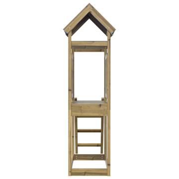 Play Tower with Ladder - Durable Pinewood | HipoMarket