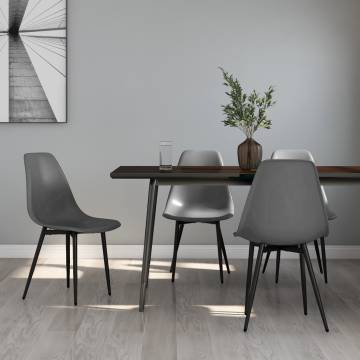 Modern Grey Dining Chairs - Set of 4 | Hipomarket UK