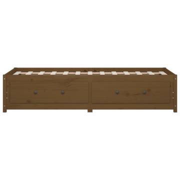 Versatile Day Bed Honey Brown 90x190 cm - Solid Pine Wood