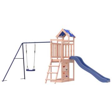 Outdoor Playset Solid Wood Douglas - Kids' Garden Fun