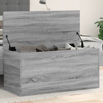 Storage Box Grey Sonoma - Stylish & Spacious Storage Solution