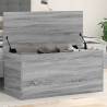 Storage Box Grey Sonoma 100x42x46 cm Engineered Wood Colour grey sonoma Size 100 x 42 x 46 cm Quantity in Package 1 