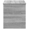 Storage Box Grey Sonoma - Stylish & Spacious Storage Solution